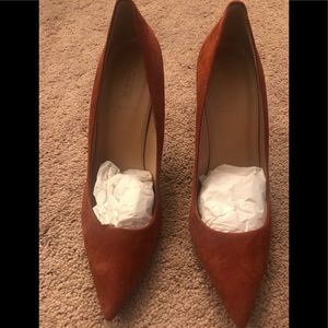 Brand New JCrew suede pumps
